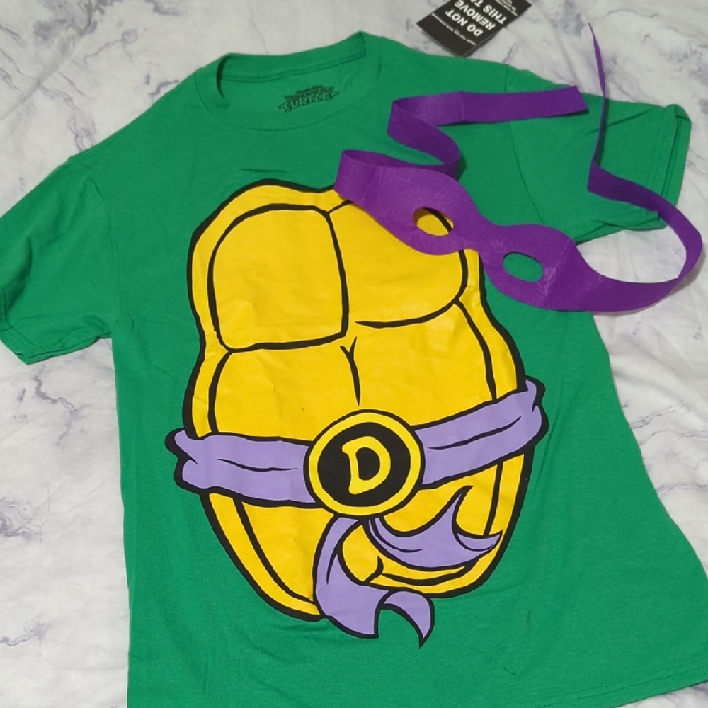 Nickelodeon Green and Yellow Ninja Turtle Costume